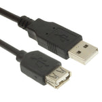 USB 2.0 AM から AF 延長ケーブル、長さ：1.5m、長さ：1.5m