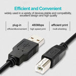 USB 2.0 プリンター延長 AM から BM ケーブル、長さ：3m、長さ：3m