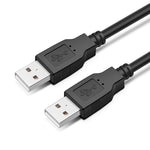 USB 2.0 AM to AM 延長ケーブル、長さ: 1.5m、1.5m