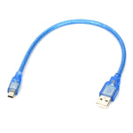 USB 2.0 AM to Mini 5ピン USB ケーブル、長さ: 30.5cm