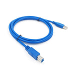 USB 3.0 Aオス to Bオス 延長／データ転送／プリンターケーブル、長さ: 5m、長さ: 1.5m