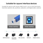 USB 3.0 Aオス to Bオス 延長／データ転送／プリンターケーブル、長さ: 5m、長さ: 1.5m