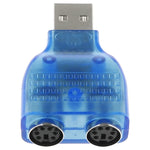 USB オス to PS/2 メス アダプター マウス／キーボード用、USB オス to 2 PS/2 メス