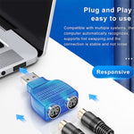 USB オス to PS/2 メス アダプター マウス／キーボード用、USB オス to 2 PS/2 メス