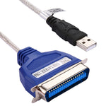 高品質 USB 2.0 to パラレル 1284 36ピン プリンターアダプターケーブル、ケーブル長: 約1m