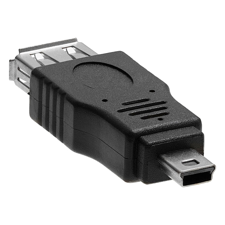 USB 2.0 メス to Mini USB 5ピン オス アダプター（OTG機能付き）