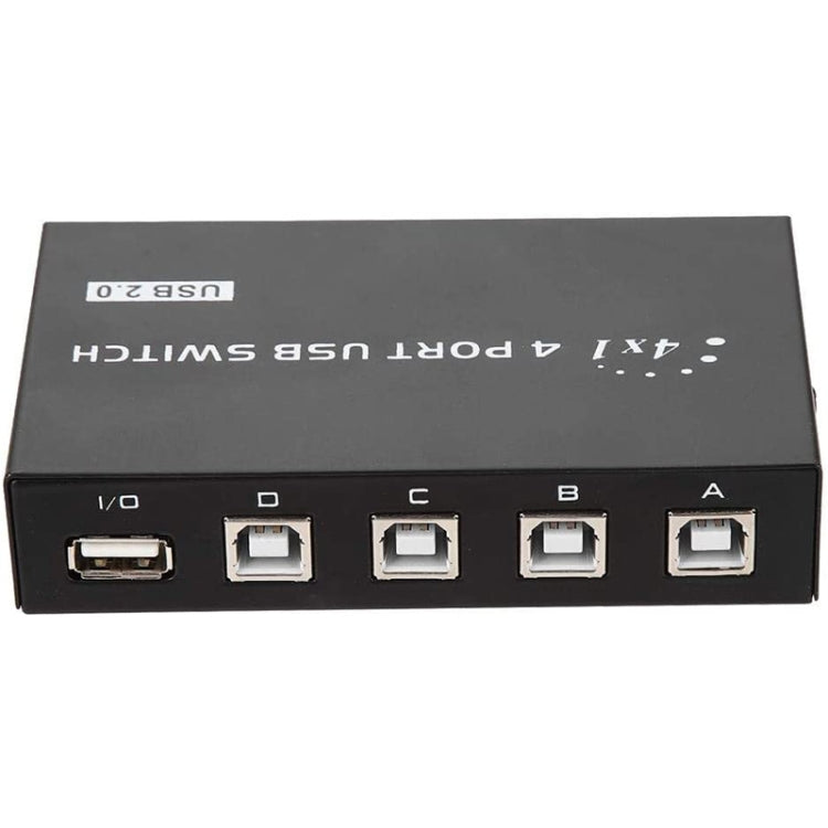 FENGJIE FJ-IA4B-C 4ポート高速 USB 2.0 キープレス切替器 共有スイッチボックス PCコンピューター スキャナー プリンター用、FENGJIE FJ-IA4B-C