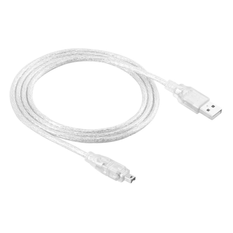 USB 2.0 オスからFirewire IEEE 1394 4ピンオス iLinkケーブル、長さ：1.2m、USB AMから4ピン（1.5m）