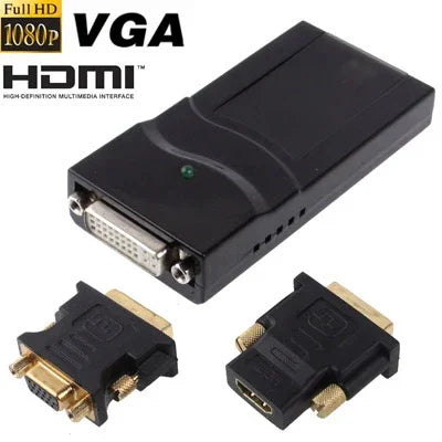 USB 2.0 to DVI / VGA / HDMI ディスプレイアダプター、フルHD 1080P対応、最大6台のディスプレイ拡張可能、USB 2.0 解像度: 1920*1080