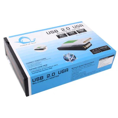 USB 2.0 to DVI / VGA / HDMI ディスプレイアダプター、フルHD 1080P対応、最大6台のディスプレイ拡張可能、USB 2.0 解像度: 1920*1080