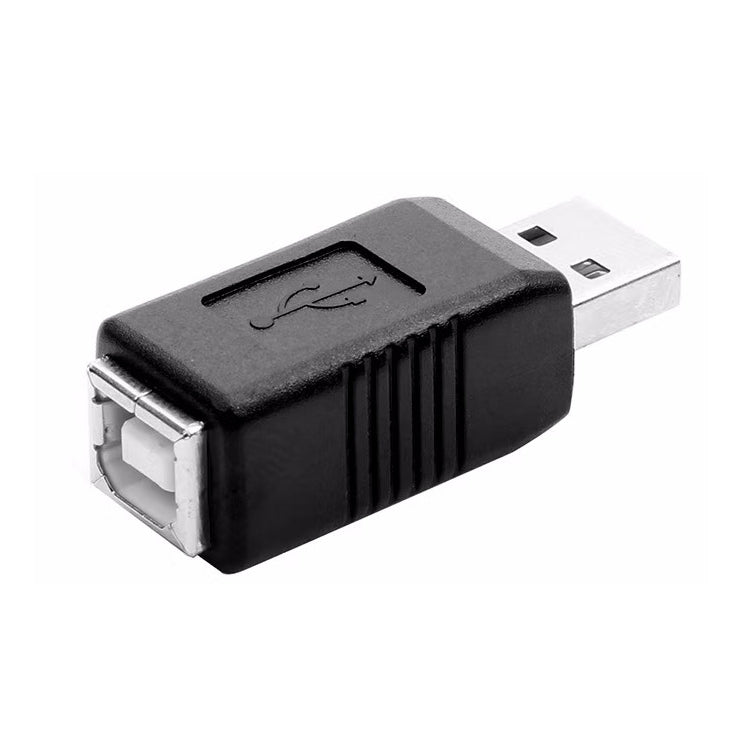 USB 2.0 AMからBF プリンターアダプターコンバーター、USB 2.0 AM（ブラック）