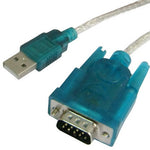 USBからRS232 9ピンオスケーブル＆RS232 9ピンメスからRS232 25ピンオスアダプター シングルチップ付き、USBからRS232 シングルチップ付き