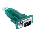 USB 2.0からRS232 シリアルポート DB9 9ピンオスケーブル コンバーターアダプター、USBからRS232