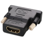 HDMI 19ピン メス to DVI 24+1ピン オス アダプター (金メッキ), HDMI メス to DVI 24+1ピン オス