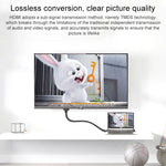 金メッキ ミニHDMI オス to HDMI 19ピン メス アダプター, ミニHDMI オス to HDMI メス