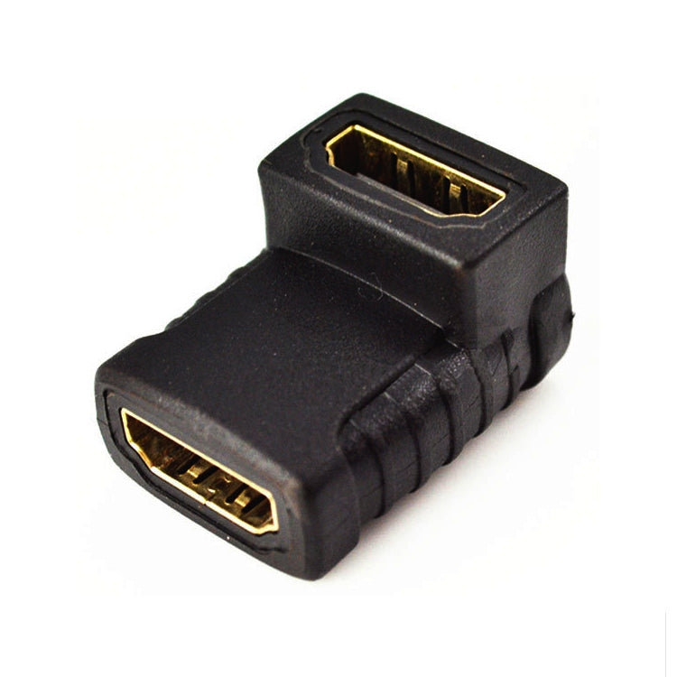HDMI 角度カプラー (メス to メス) - 90度 (金メッキ), HDMI メス to メス