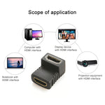 HDMI 角度カプラー (メス to メス) - 90度 (金メッキ), HDMI メス to メス