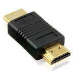 HDMI 19ピンオス to HDMI 19ピンオス 金メッキアダプター、HDテレビ / Xbox 360 / PS3対応
