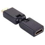 HDMI 19ピンオス to メス 360度回転アダプター（金メッキ）