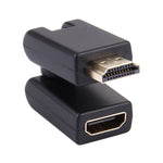 HDMI 19ピンオス to メス 360度回転アダプター（金メッキ）