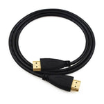 1.8m HDMI to HDMI 19ピンケーブル、バージョン1.4、3D対応、イーサネット対応、HDテレビ / Xbox 360 / PS3対応（金メッキ）、長さ：1.8m