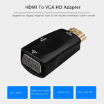 フルHD 1080P HDMIからVGAおよびオーディオアダプター HDTV / モニター / プロジェクター用, HDMIオスからVGA＋オーディオ（ブラック）, HDMIオスからVGA＋オーディオ（ホワイト）