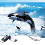 フルHD 1080P HDMIからVGAおよびオーディオアダプター HDTV / モニター / プロジェクター用, HDMIオスからVGA＋オーディオ（ブラック）, HDMIオスからVGA＋オーディオ（ホワイト）
