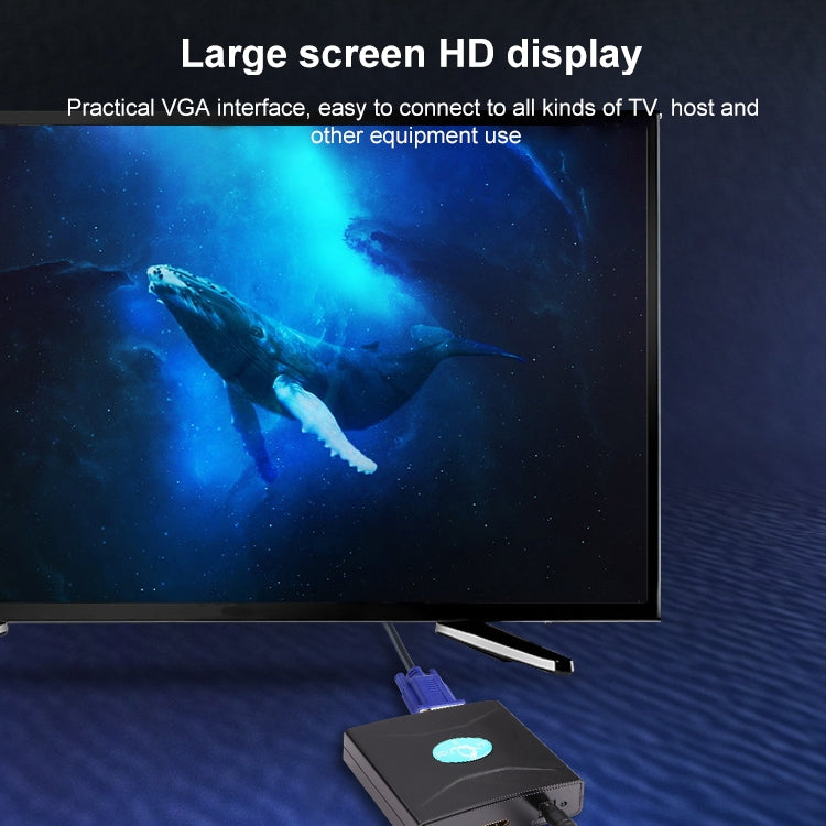 VGAからHDMI変換器 オーディオ付き (FY1316), VGAからHDMI