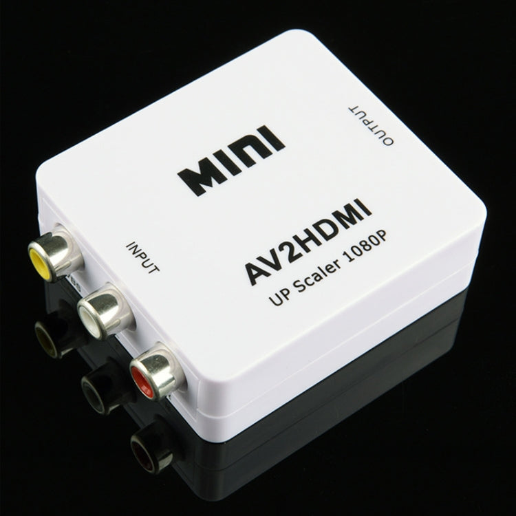 ミニ CVBS/L+R オーディオ to HDMI コンバーターアダプター、CVBS/L+R オーディオ to HDMI