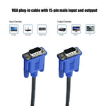 1.5m 高品質 VGA 15ピンオス to VGA 15ピンオスケーブル LCDモニター/プロジェクター用, 1.5m