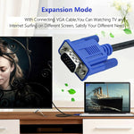 3m 高品質 VGA 15ピンオスからVGA 15ピンオスケーブル LCDモニター / プロジェクター用, 3m