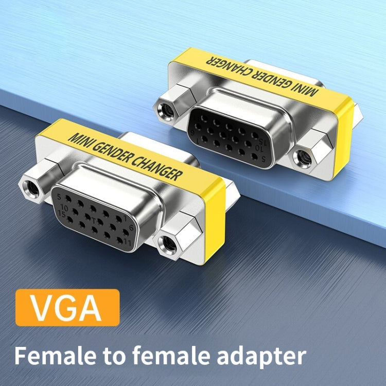 VGA 15ピンメスからVGA 15ピンメスアダプター, VGAメスからメス