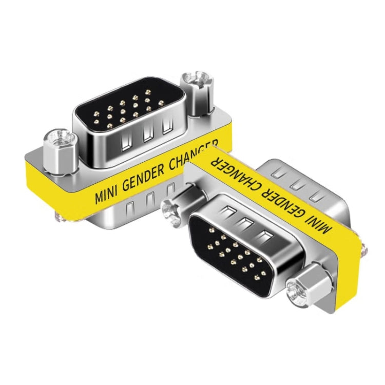 VGA 15ピンオスからVGA 15ピンオスアダプター、VGAオスからオス
