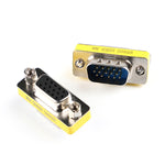 VGA 15ピンオスからVGA 15ピンメスアダプター、VGAオスからメス