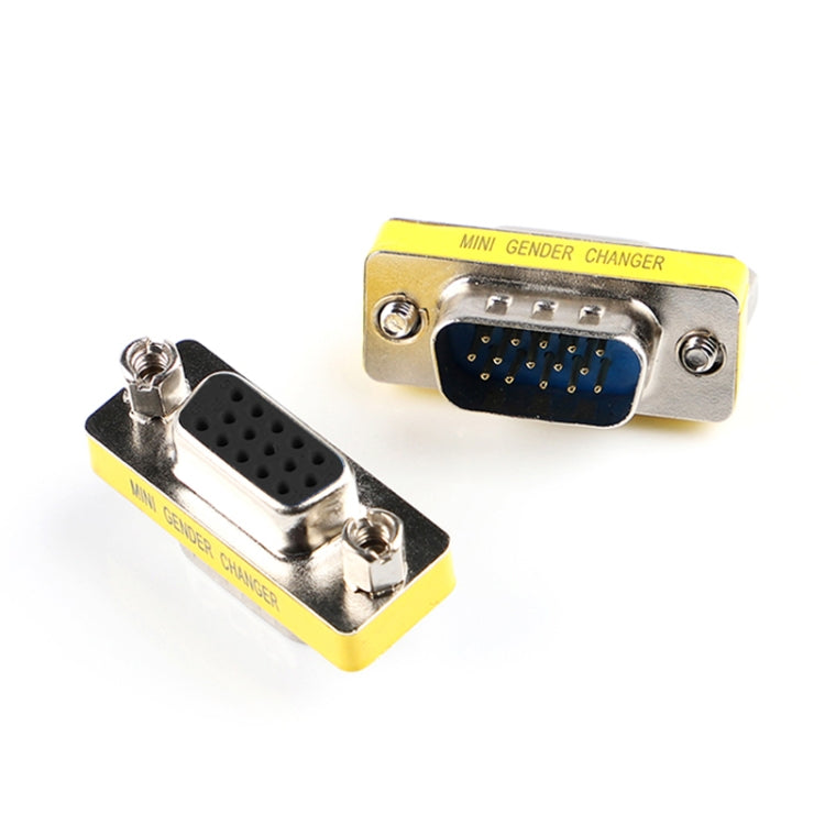 VGA 15ピンオスからVGA 15ピンメスアダプター、VGAオスからメス