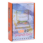 USB To VGA Multi-Monitor / Multi-Display Adapter, USB 2.0 External Graphics Card, USB 2.0