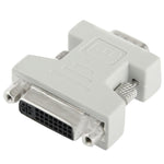 DVI-I 24+5ピンメスからVGA 15ピンオス変換アダプター、DVI 24+5ピンメス