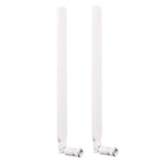 2個セット B593 5dBi SMAオス 4G LTEルーターアンテナ、B593 5dBiアンテナ ホワイト、B593 5dBiアンテナ ブラック