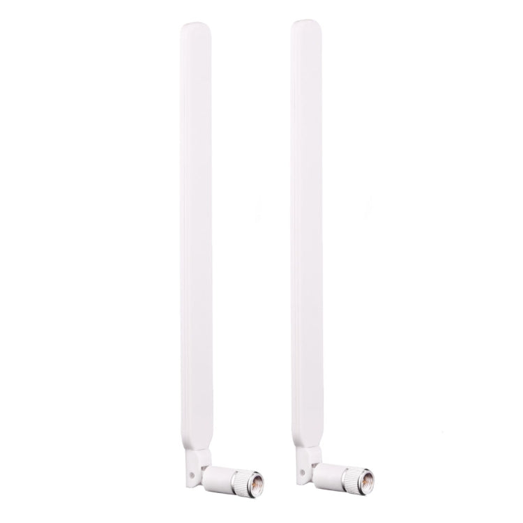 2個セット B593 5dBi SMAオス 4G LTEルーターアンテナ、B593 5dBiアンテナ ホワイト、B593 5dBiアンテナ ブラック