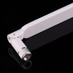 2個セット B593 5dBi SMAオス 4G LTEルーターアンテナ、B593 5dBiアンテナ ホワイト、B593 5dBiアンテナ ブラック