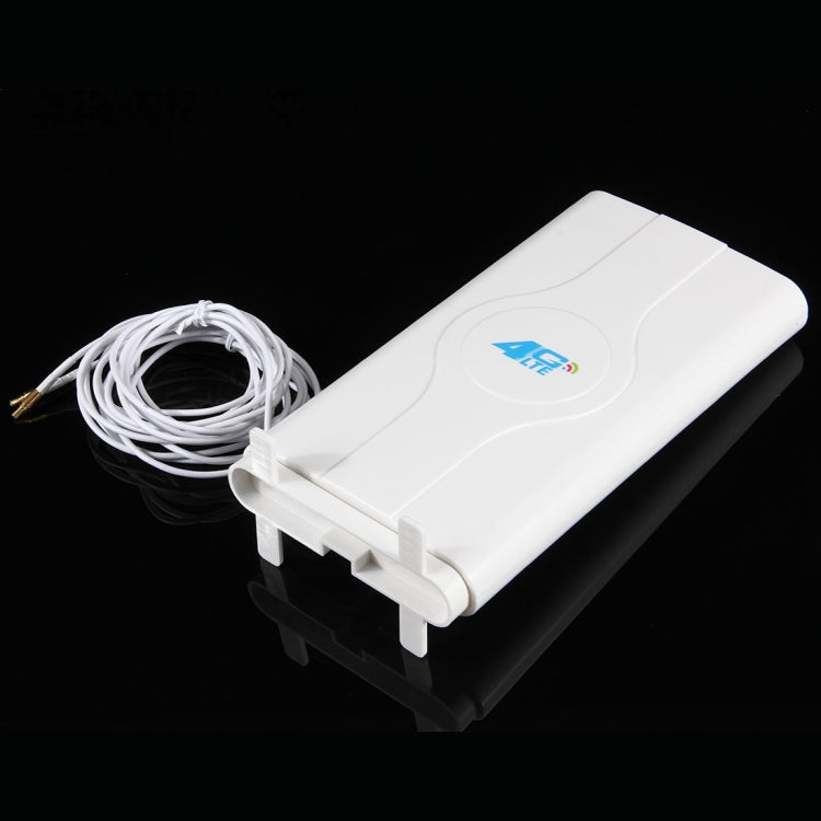 LF-ANT4G01 屋内用 88dBi 4G LTE MIMOアンテナ 2本セット 2mコネクターケーブル付き、CRC9ポート、CRC9ポート
