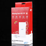 LF-ANT4G01 屋内用 88dBi 4G LTE MIMOアンテナ 2本セット 2mコネクターケーブル付き、TS-9ポート、TS-9ポート
