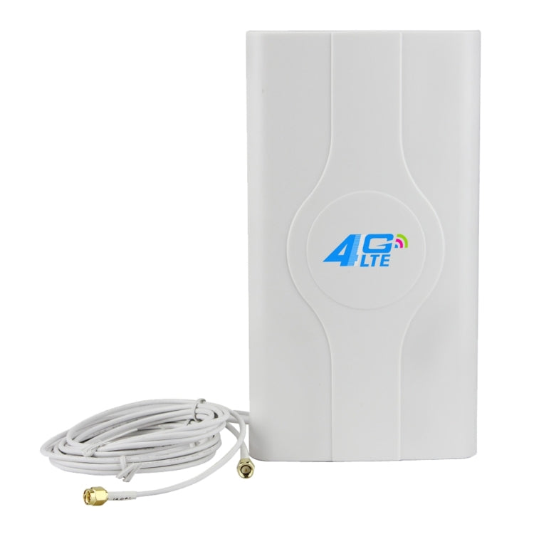 LF-ANT4G01 屋内用 88dBi 4G LTE MIMO アンテナ、2本の2mコネクターワイヤー付き、SMAポート、SMAポート