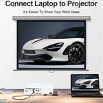 22cm フルHD 1080P ミニHDMIオスからVGAメス ビデオアダプターケーブル オーディオケーブル付き、ミニHDMI