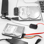 USB 2.0 から IDE & SATA ケーブル、ケーブル長：約55cm、USB 2.0 から IDE & SATA（EUプラグ）、USB 2.0 から IDE & SATA（USプラグ）、USB 2.0 から IDE & SATA（UKプラグ）