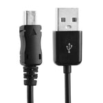 ミニ5ピンUSBからUSB 2.0 AMコイルケーブル／スプリングケーブル、長さ：25cm（最大80cmまで伸長可能）、ミニUSBからUSB AM、長さ：80cm