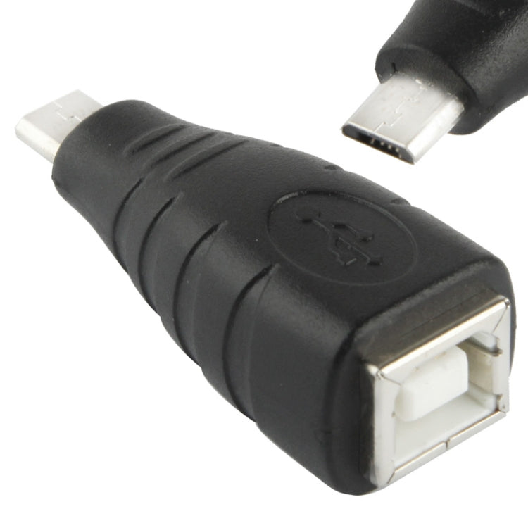 マイクロUSBオスからUSB BFアダプター、USB Bメス