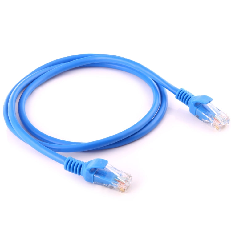 Cat5eネットワークケーブル、長さ：1m、1mブルー