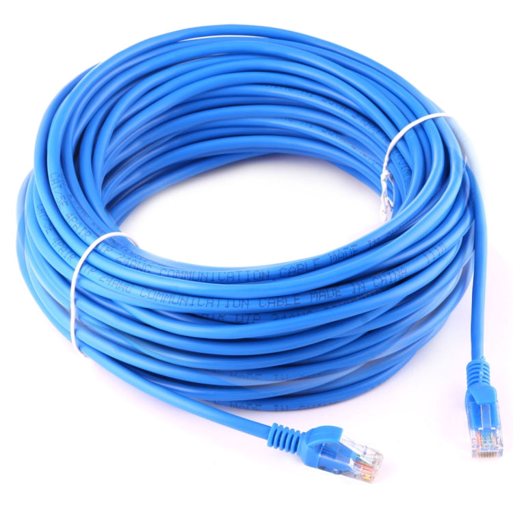 Cat5eネットワークケーブル、長さ：30m、30mブルー