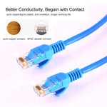 Cat5eネットワークケーブル、長さ：1m、1mブルー